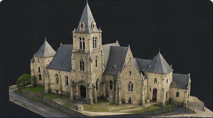 Modèle 3D texturé d’un monument historique