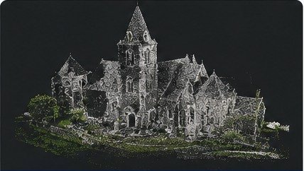 Nuage de points 3D d’un monument historique